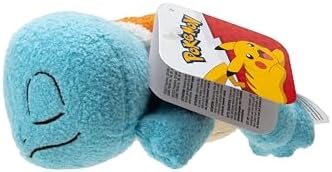 Vue 2 de Pokemon Schiggy Peluche Endormie