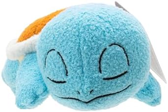 Vue 4 de Pokemon Schiggy Peluche Endormie