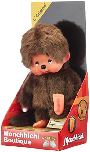 Vue 5 de Bandai Monchhichi Peluche Original