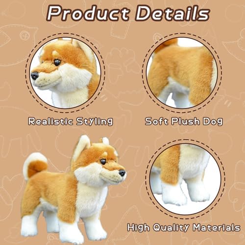 Vue 2 de Tiny Heart Peluche Chien