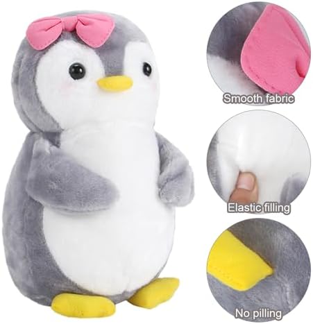 Vue 3 de Peluche Pingouin Cm Peluche