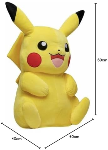 Vue 2 de Pokemon Peluche Pikachu Cm