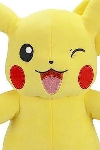 Vue 3 de Peluche Pokemon Geante Pikachu