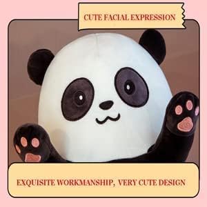 Vue 4 de Peluche Mignonne Long Panda