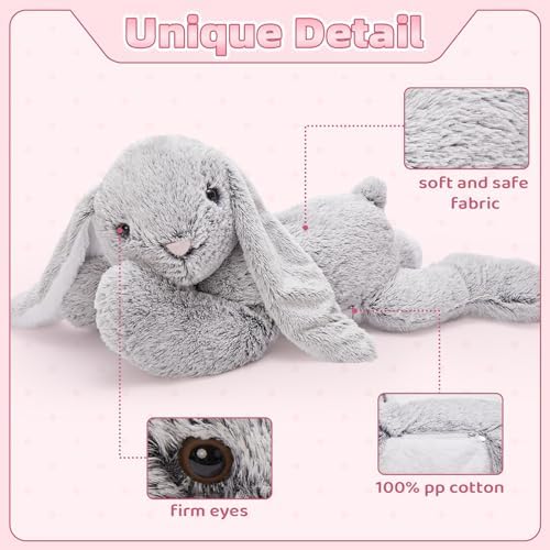 Vue 2 de Morismos Xxl Peluche Lapin