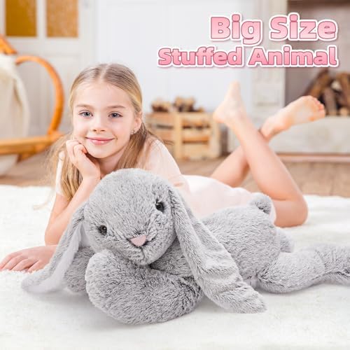Vue 4 de Morismos Xxl Peluche Lapin