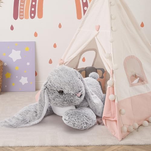 Vue 5 de Morismos Xxl Peluche Lapin