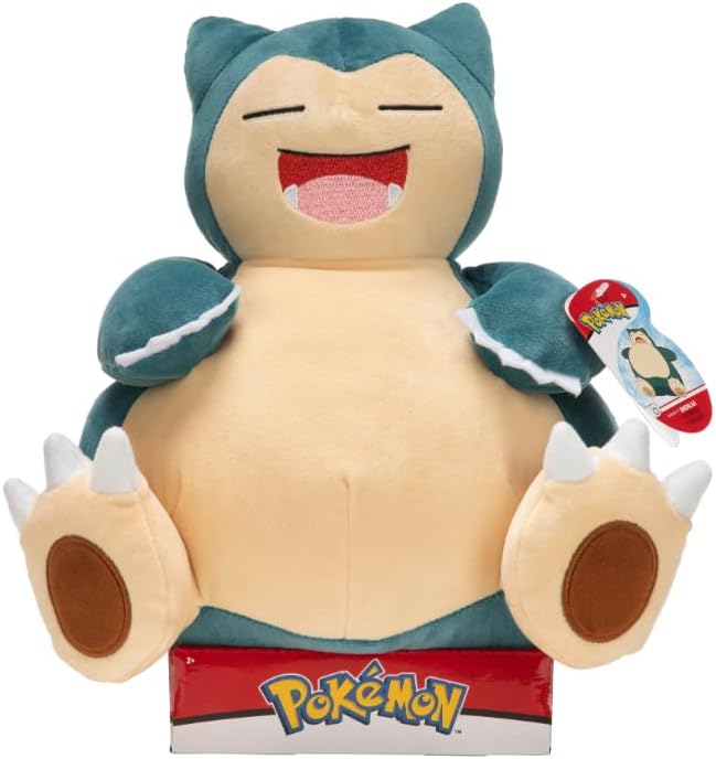 Vue 2 de Pokemon Cm Peluche Snorlax