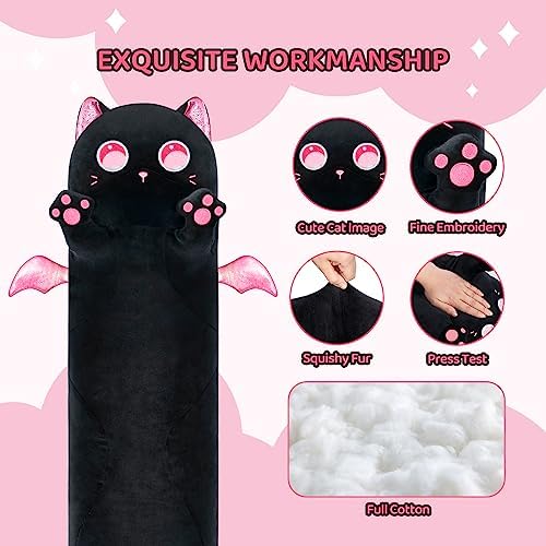 Vue 2 de Mewaii Kawaii Peluche Chat