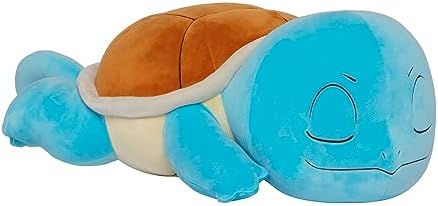 Vue 3 de Pokemon Peluche Endormie Carapuce