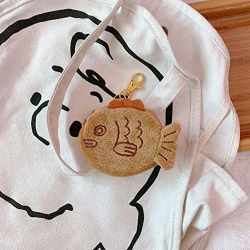 Vue 2 de Portemonnaie En Peluche Taiyaki