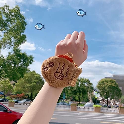 Vue 3 de Portemonnaie En Peluche Taiyaki