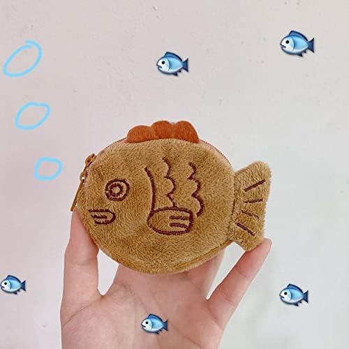 Vue 4 de Portemonnaie En Peluche Taiyaki