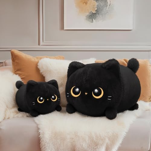 Vue 4 de Mewaii Peluche Chat Noir