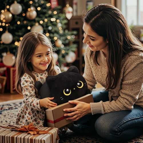 Vue 6 de Mewaii Peluche Chat Noir