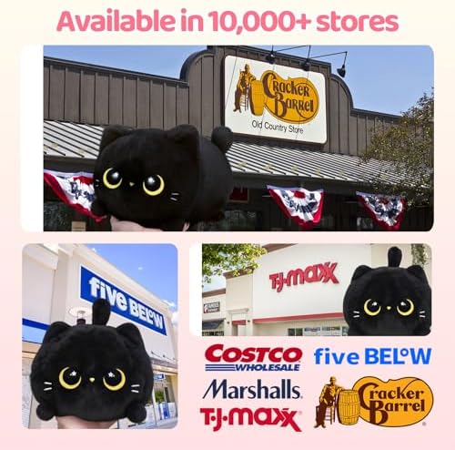 Vue 7 de Mewaii Peluche Chat Noir
