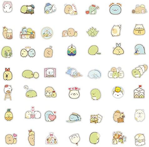 Vue 4 de Lot De Autocollants Kawaii