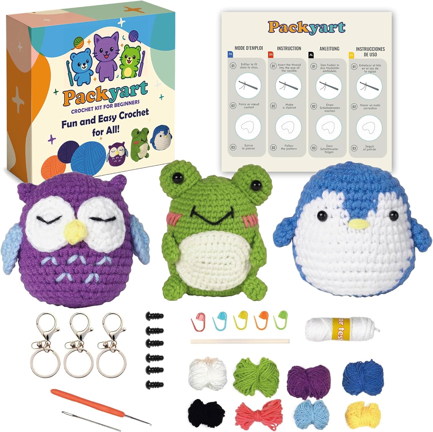 Packyart Kit Crochet Debutant