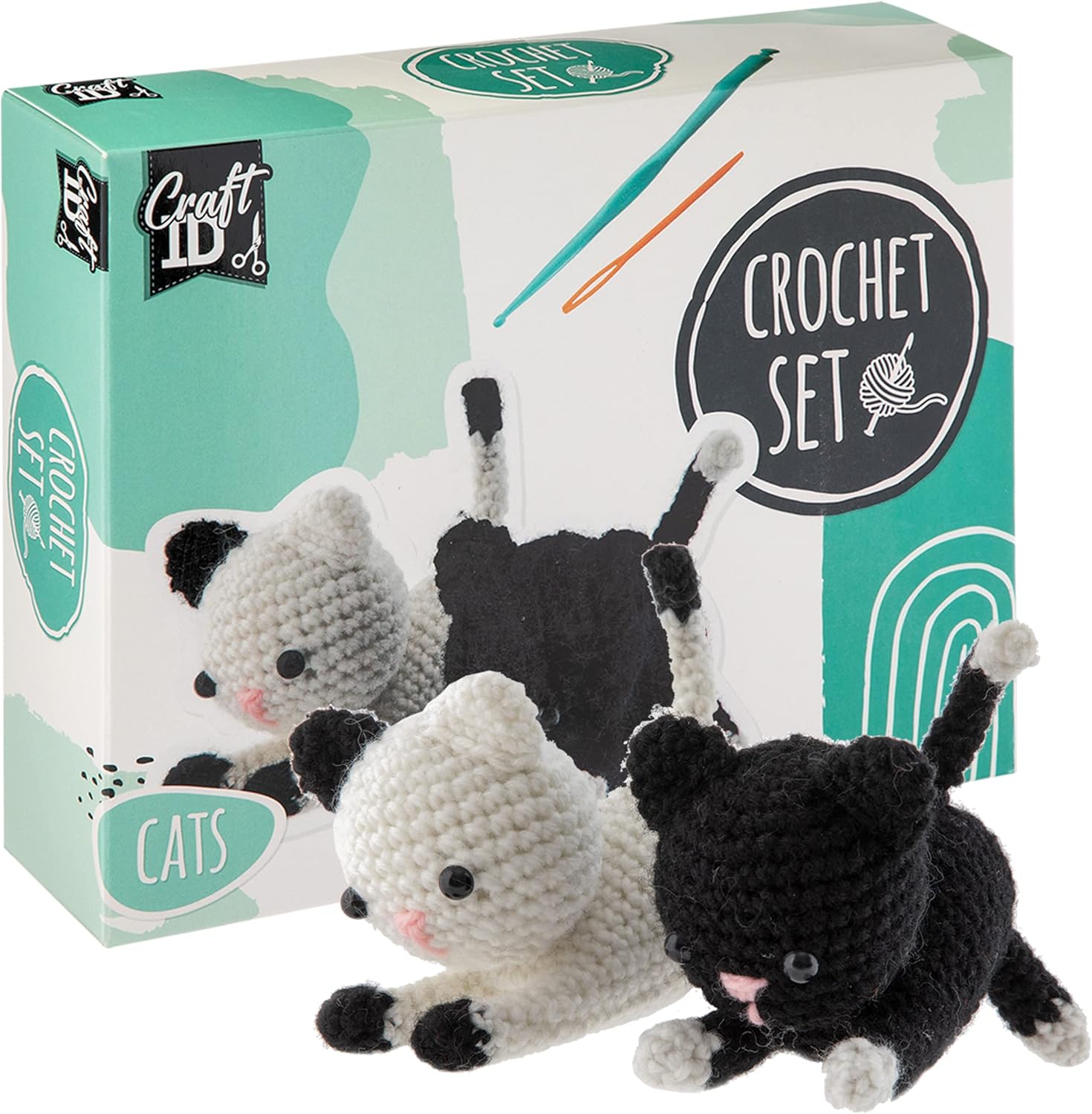 Vue 4 de Hoooked Kit Crochet Vache