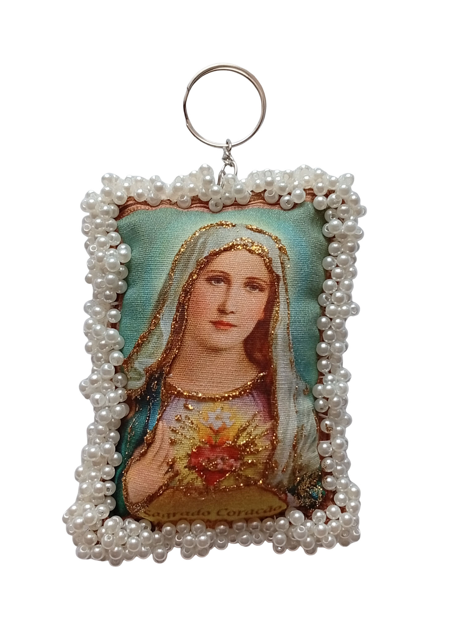 Chaveiro Sagrado Coração de Maria