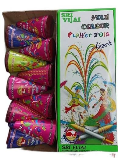 Flower Pots Big  - Nattu Vedi & Sivakasi Crackers