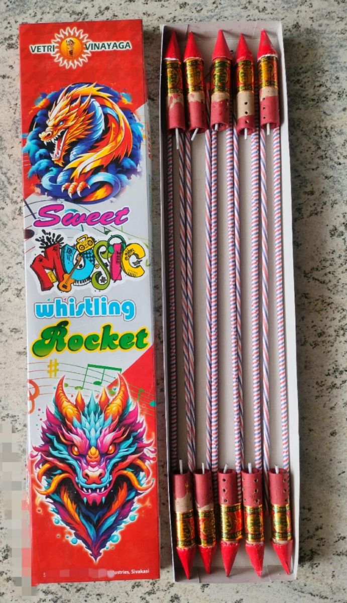 Whistling Rocket  - Nattu Vedi & Sivakasi Crackers