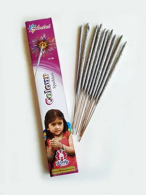 15cm Violet Color Sparklers - Nattu Vedi & Sivakasi Crackers
