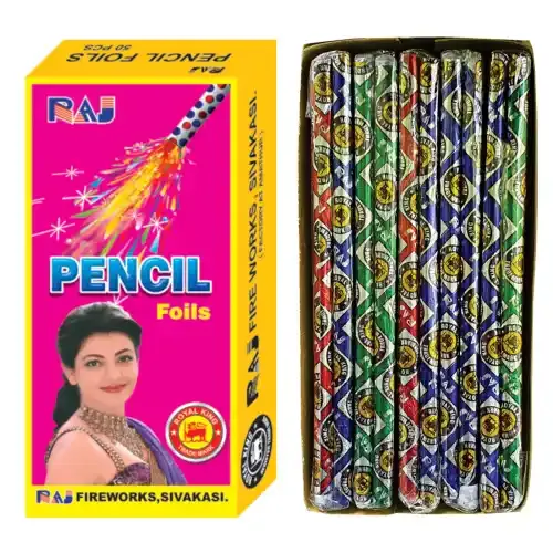 7” Pencil  - Nattu Vedi & Sivakasi Crackers