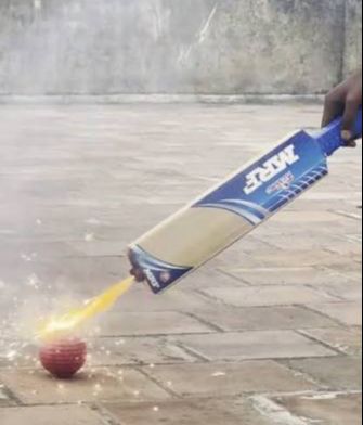 Cricket Ball  - Nattu Vedi & Sivakasi Crackers