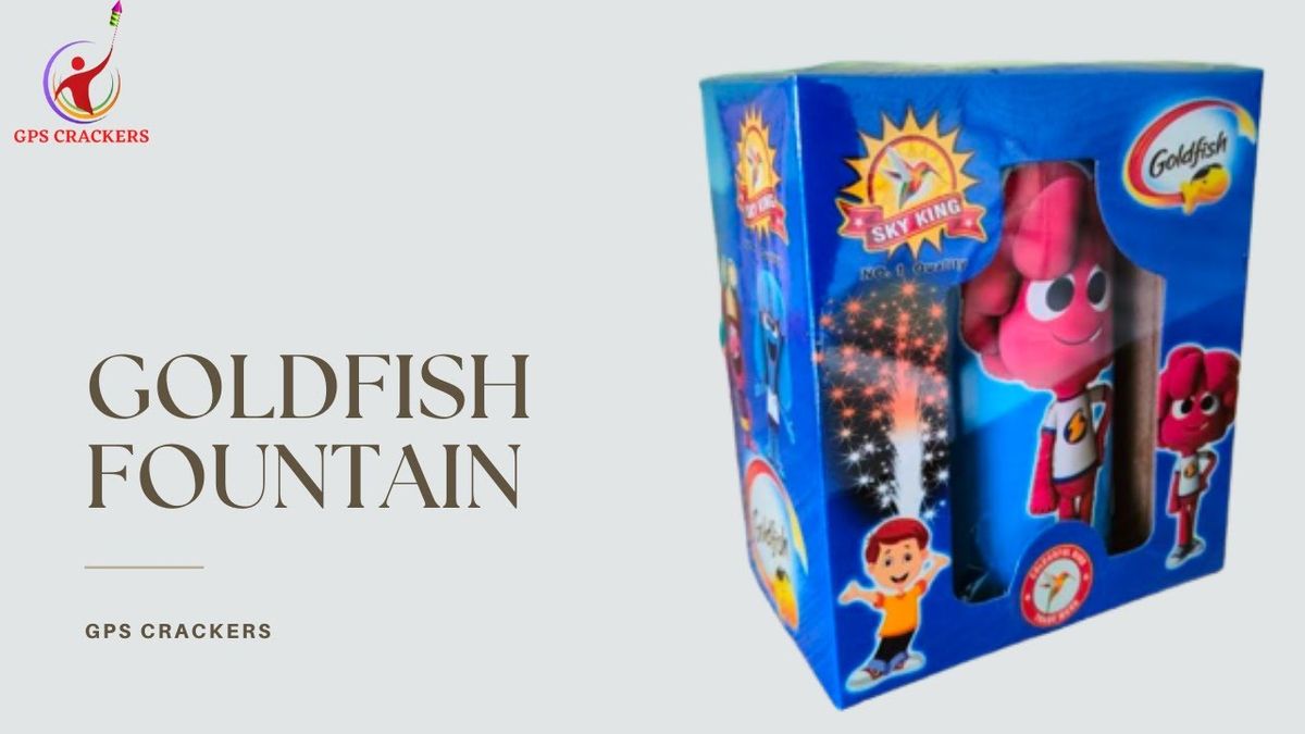 Gold Fish 4 Inch Fountains - Nattu Vedi & Sivakasi Crackers