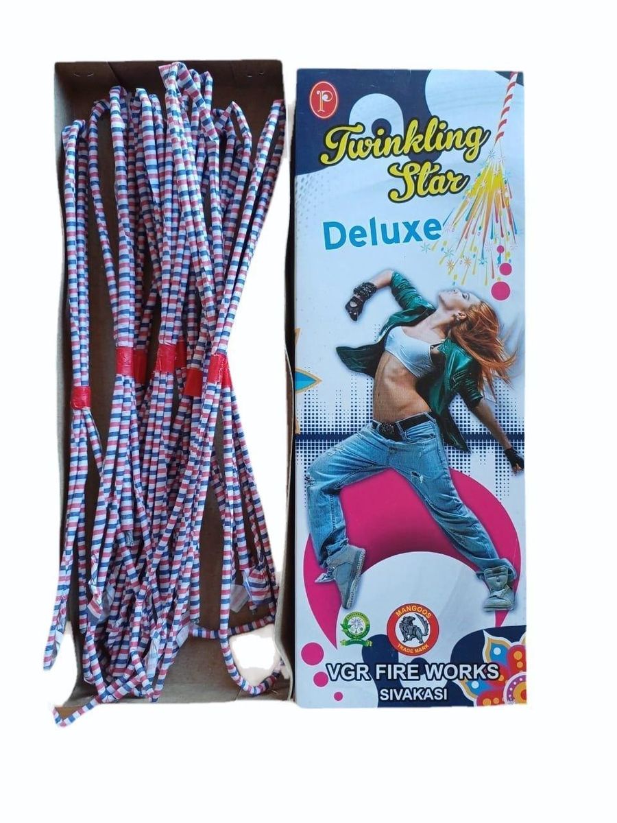 4 " Twinkling Star Deluxe - Nattu Vedi & Sivakasi Crackers