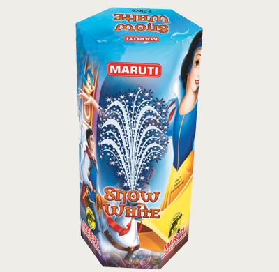 White Color 4 Inch Fountains - Nattu Vedi & Sivakasi Crackers