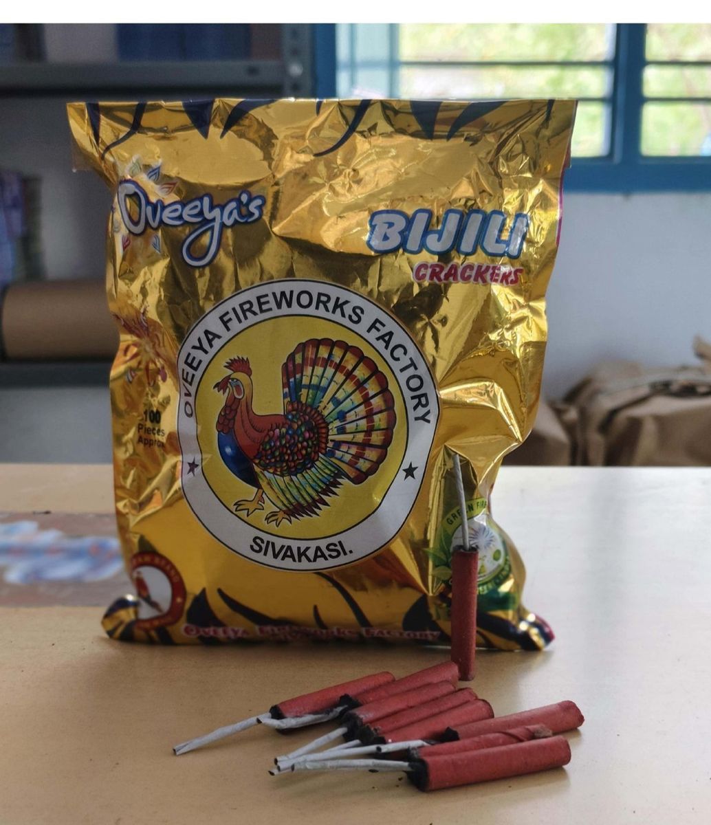 Gold stripped Bijili100’s - Nattu Vedi & Sivakasi Crackers