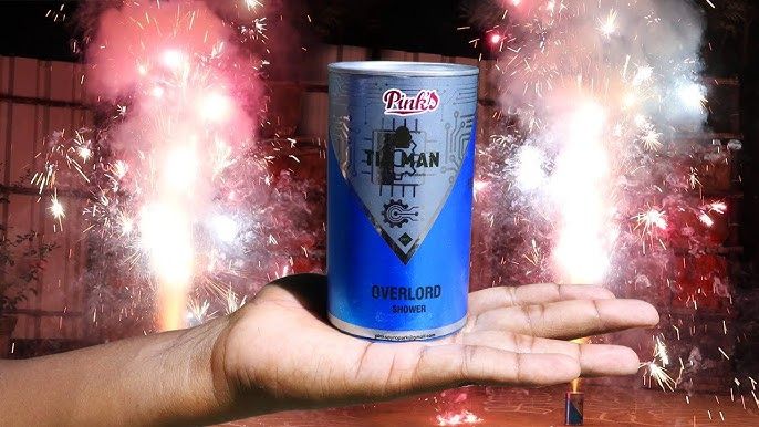 Silver Beetle Tin Fountains - Nattu Vedi & Sivakasi Crackers