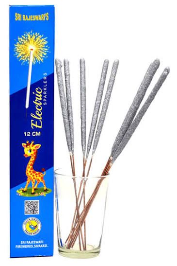 12cm Electric Sparklers  - Nattu Vedi & Sivakasi Crackers
