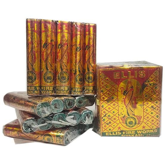 4" Deluxe Gold Lakshmi  - Nattu Vedi & Sivakasi Crackers