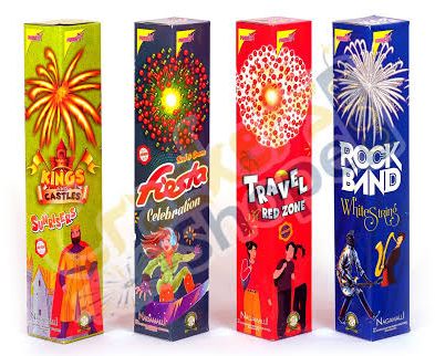 2" Fancy (3Pcs) - Nattu Vedi & Sivakasi Crackers