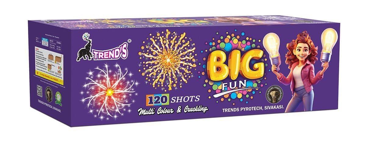 120 Shot Crackling  - Nattu Vedi & Sivakasi Crackers