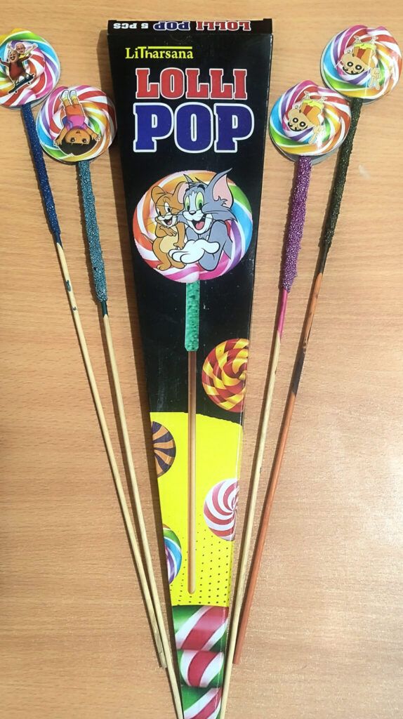 Lollipop 5Pcs - Nattu Vedi & Sivakasi Crackers
