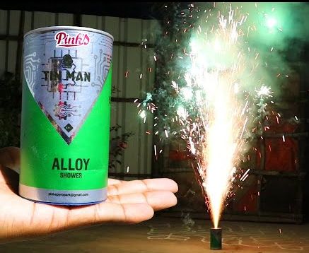 Green Garden Tin Fountains  - Nattu Vedi & Sivakasi Crackers