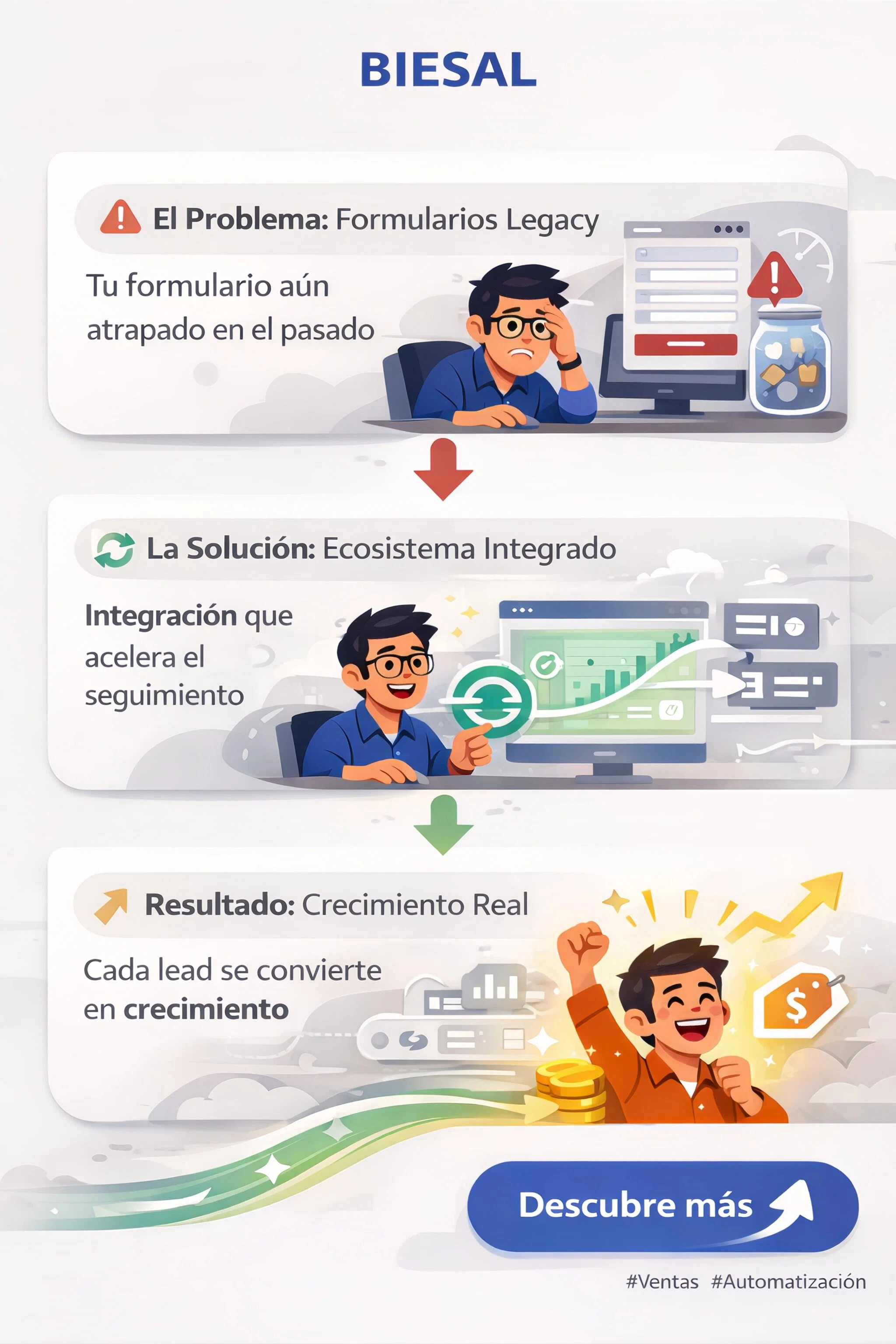 Integra Ahora o Pierdes 20% de Ingresos