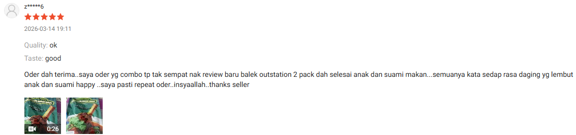Customer review