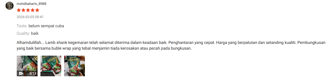 Customer review
