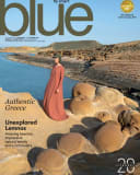 Blue Mag Greece September 2019 Cover by Mara Desipris