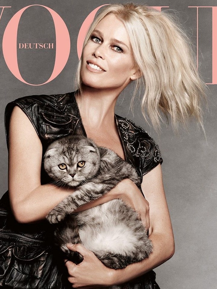 Claudia Schiffer — portrait
