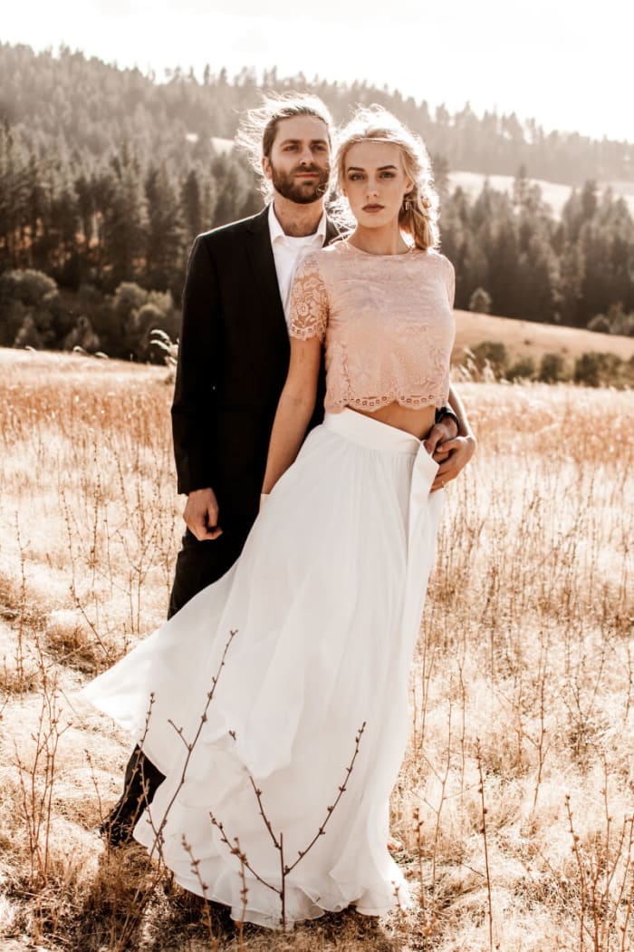 Muse Skirt from Bridal Separates Collection