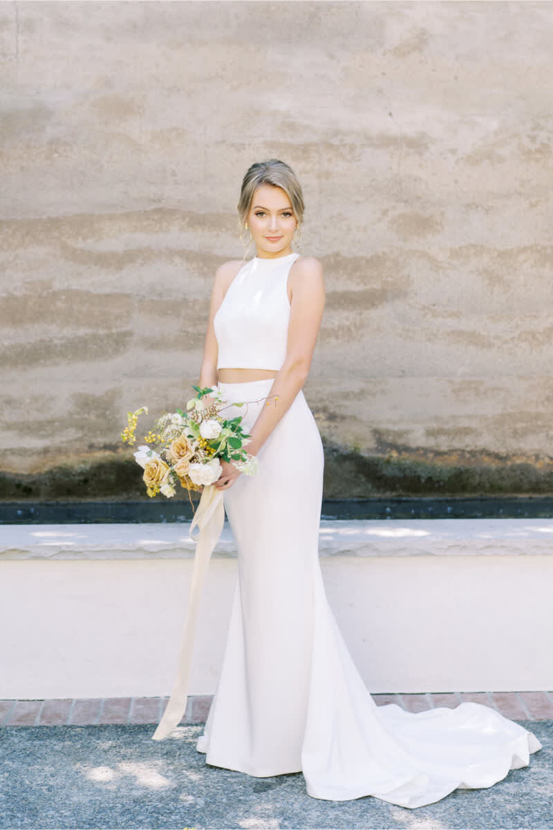 Milan Crop Top from Bridal Separates Collection