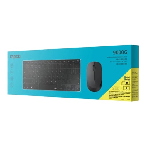 كومبو ماوس مع كيبورد رابو بلوتوث+2.4Ghz موديل 9000G 