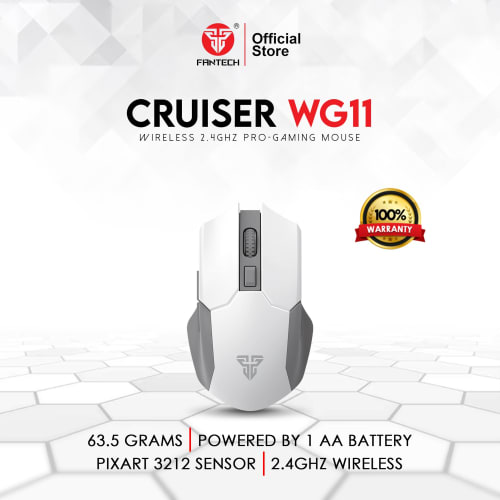 ماوس فانتك ابيض وايرلس  Cruiser WG11