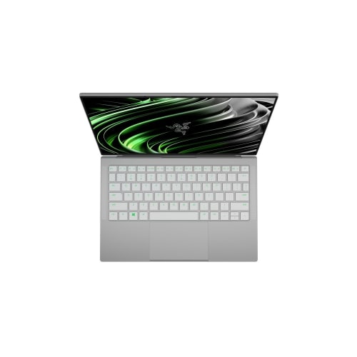 لابتوب Razer Book 13 مقاس 13.4 بوصة بشاشة 4K، معالج Intel Core i7-1165G7، رام 16GB، SSD NVMe سعة 1TB، ونظام Windows 11 Home.